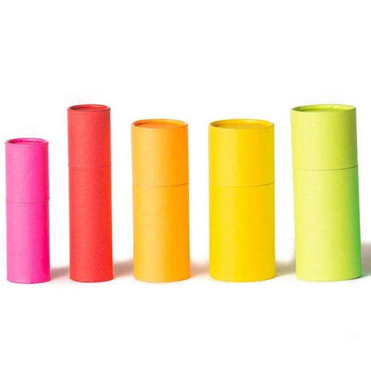 Custom Aluminium Foil Round Cylinder Paper Tube Kraft Cardboard Cans Candy /Tea Packaging