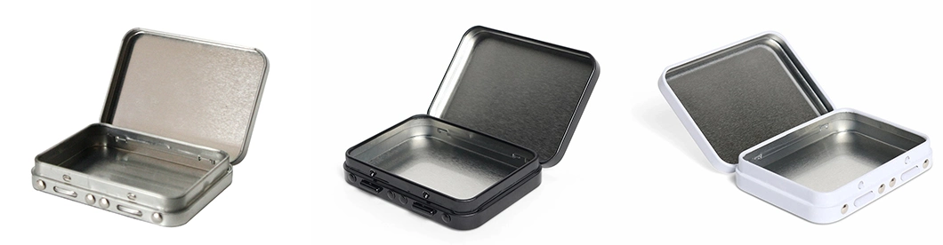 Black Child Resistance Smoking Box Pre-Roll Swift Lift Tin Box