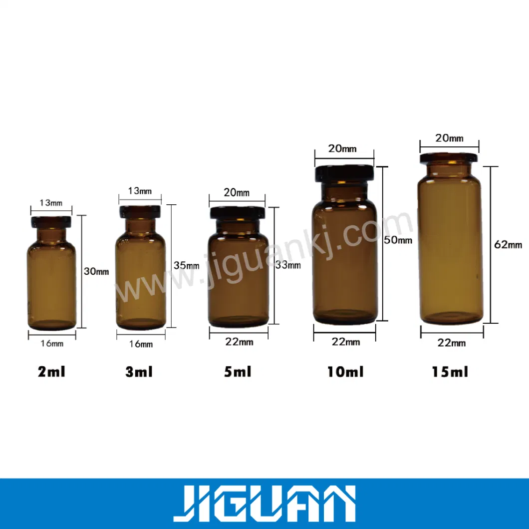 Penicillin Glass Vial Butyl with Rubber Stopper