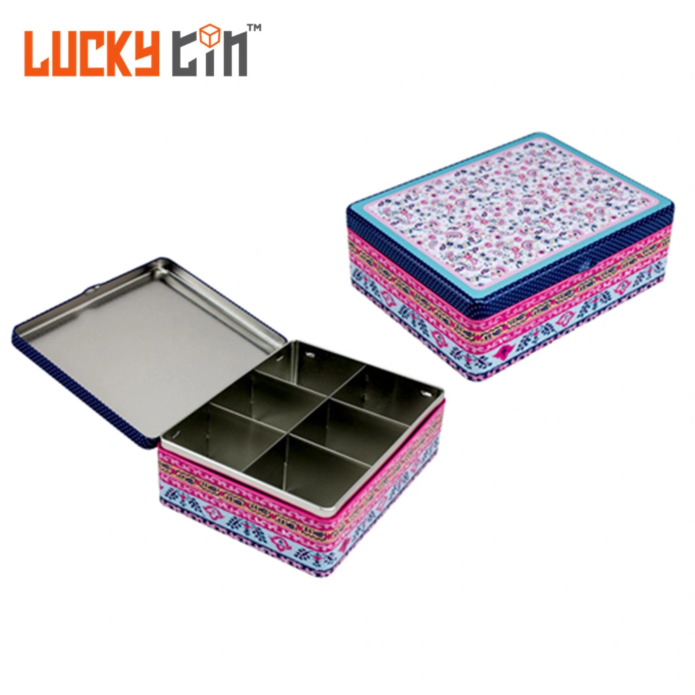 Wholesale Tinplate Packaging Rectangle Metal Case Empty Chocolate Gift Small Tin Box for Chocolate Paper Box