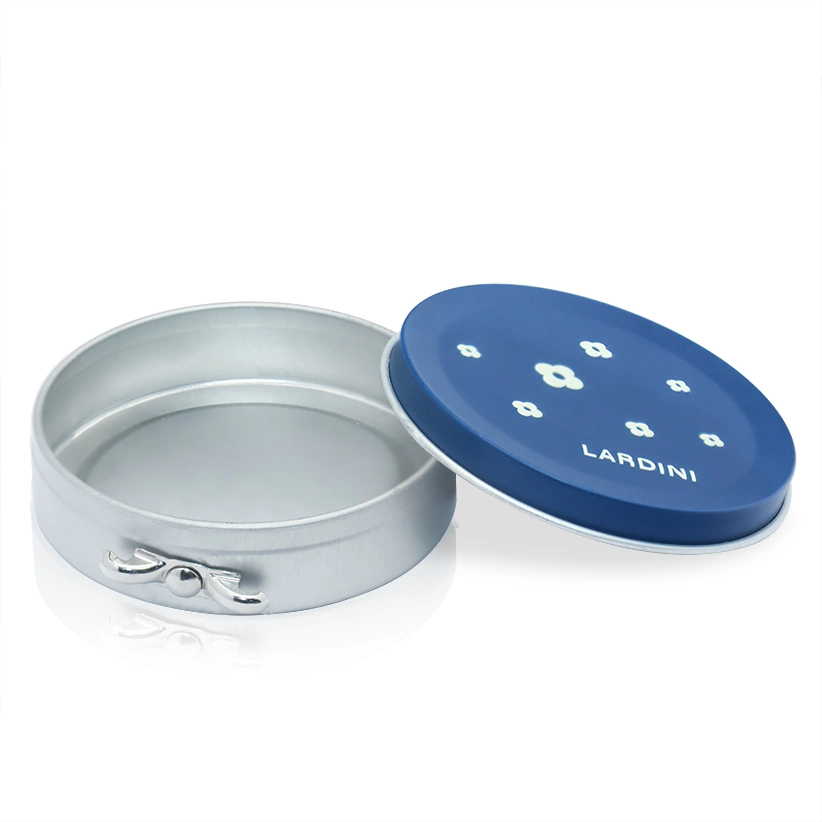 1oz 2oz Small Cosmetic OEM Round Tin Can Custom Childproof Tin Box