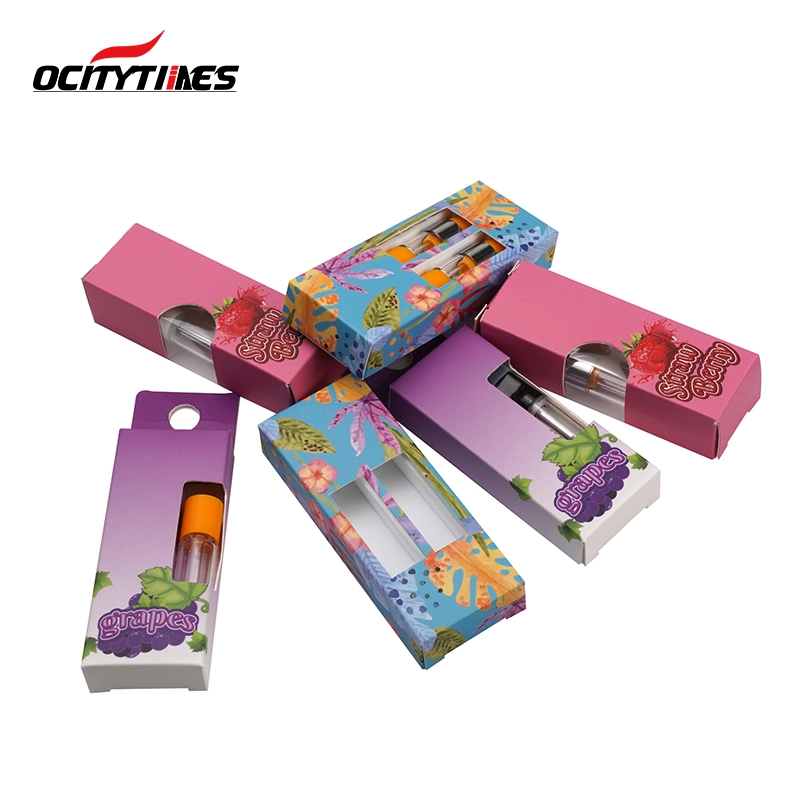 Eco-Friendly Disposable Vape Cartridge Packaging Child Safety Lock Gift Drawer Box Vape Pen Box Packaging