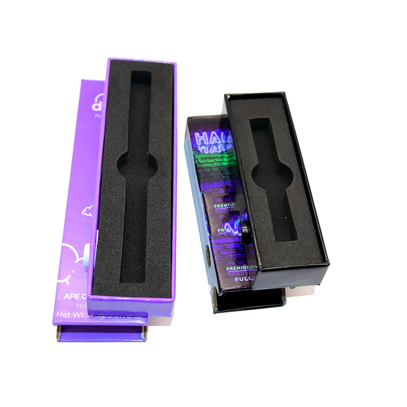 Childproof Pre-Roll Packaging Drawer Boxes Custom Pre Roll Packaging with Matches Slots