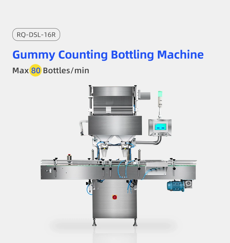 Automatic Sweet Gummy Bear Bottle Filling Counter and Candy Counting Machine