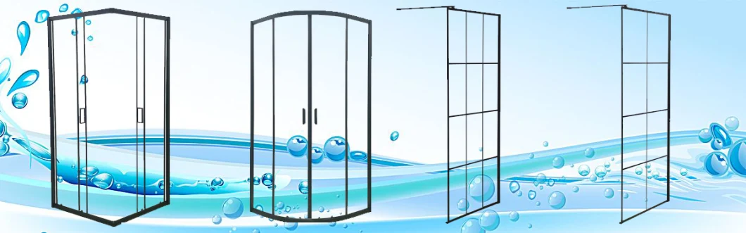 Quality Tempered Glass Bathroom Doors Shower Enclosure