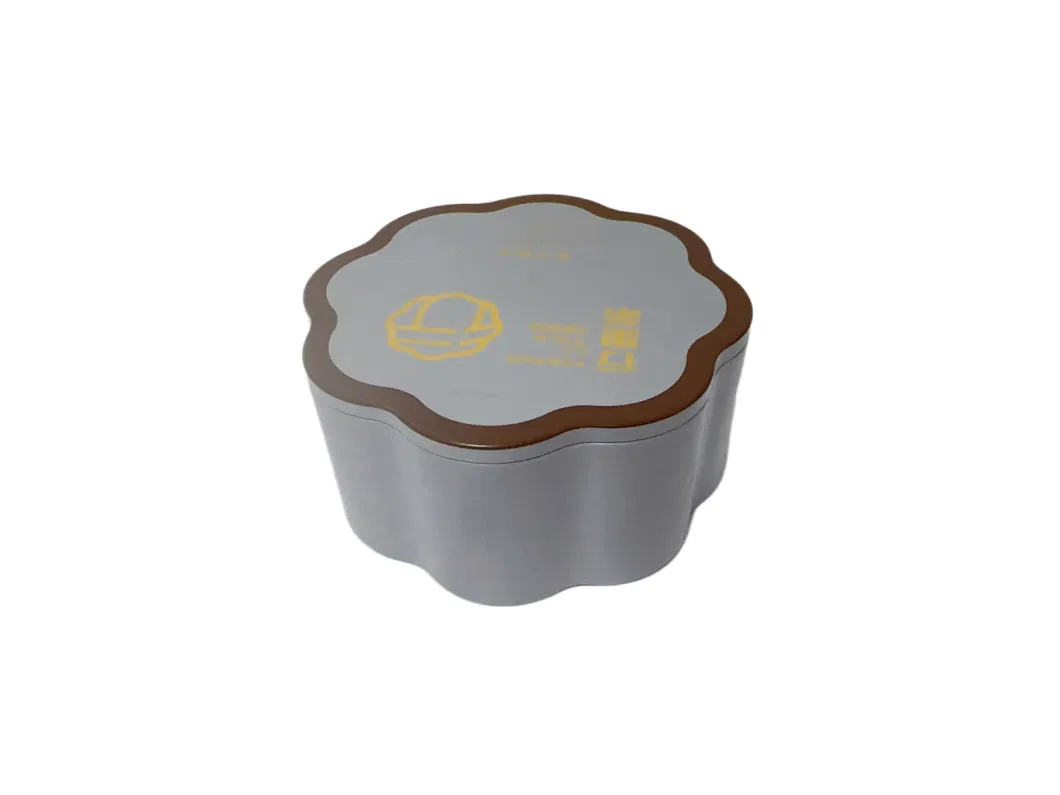 Facory Price Flower Shaped Tea Tin Metal Tea Can Gift Tin Case Tea Packaging Tin Box