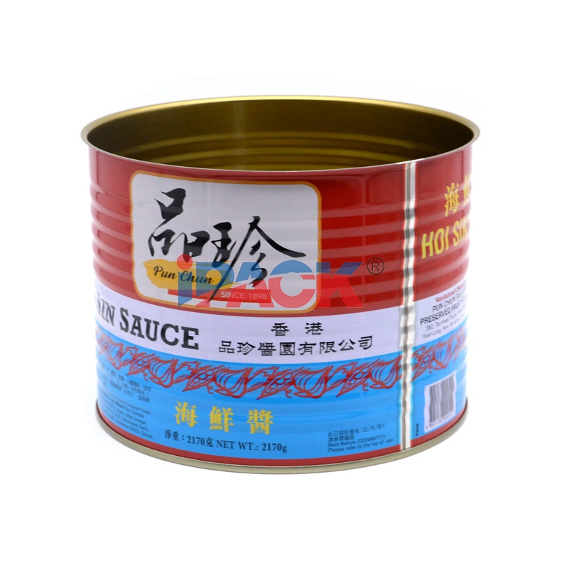 15117# Wholesale Large Capacity Empty 3 Piece Tin Can for Food Packaging