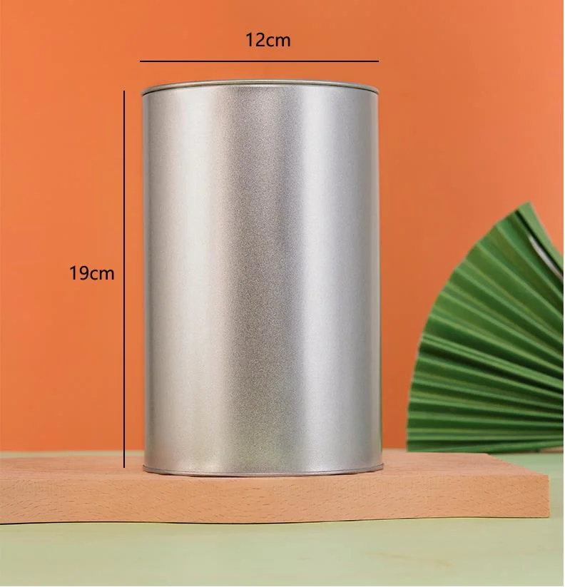 Wholesale OEM ODM Free Sample Food Grade Round Storage Tea Tin Box