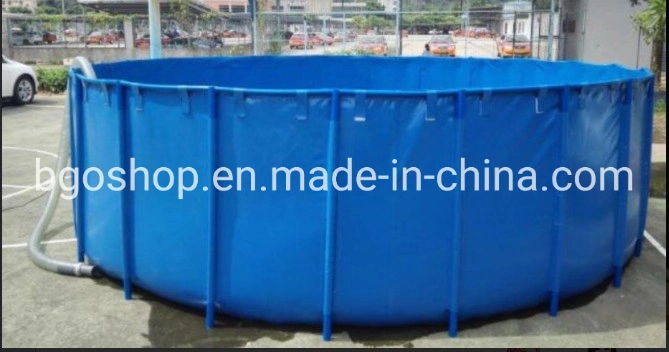Round Shape Collapsible PVC Coated Fish Pond
