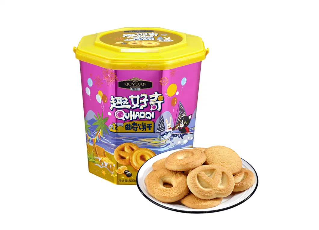 Factory Supply Angelhere Brand Cookies Biscuit Single Packing in Plastic Can