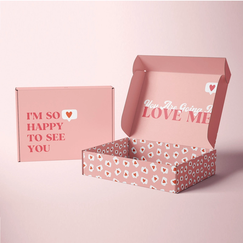 Custom Cosmetic Makeup Mailer Box Skin Product Corrugated Packaging Shipping Box