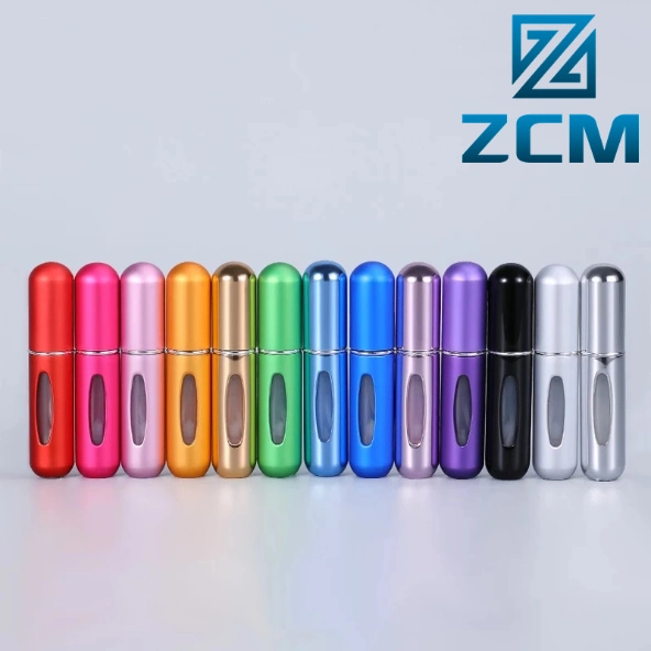 Shenzhen CNC Turning Machining Custom Metal Small Containers 5ml Perfume Spray Bottle Aluminum Atomizer Bottles Manufacturing