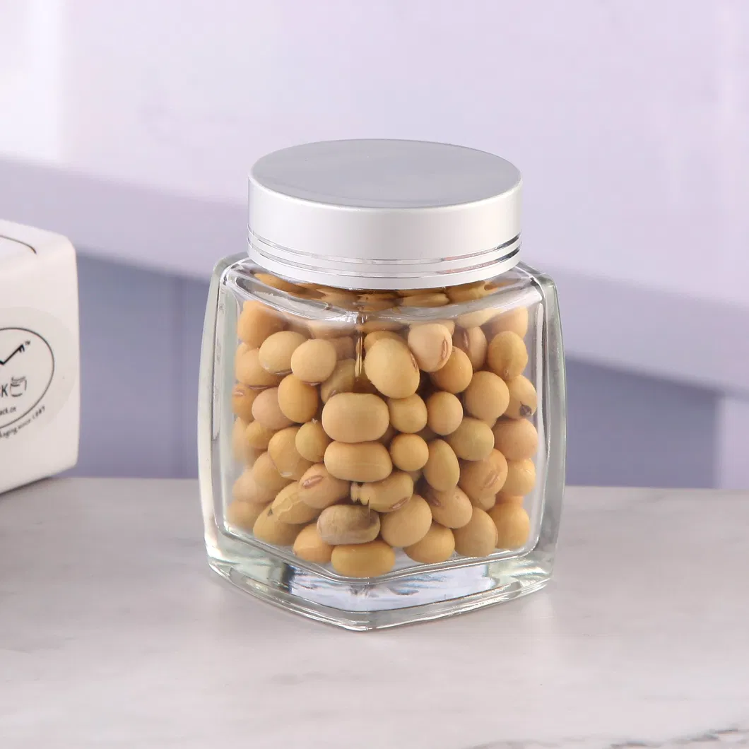 Wholesale Smell Proof Glass Jar Empty Clear Glass Containers Childproof Resistant Glass Jar with Lids