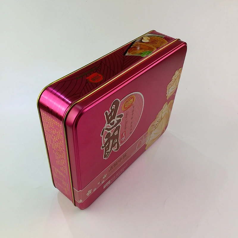 Wholesale Customized Cute Gift Tin Box with Handle for Candy or Tea