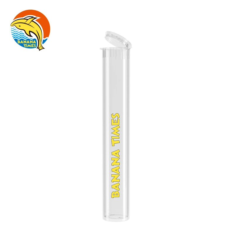 Bananatimes Wholesale Empty Plastic Tube Packaging with Childproof Top Cap