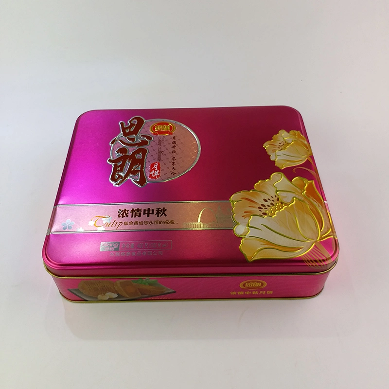 Wholesale Customized Cute Gift Tin Box with Handle for Candy or Tea