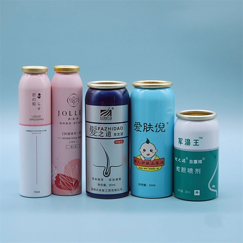 2023 Wholesale Small Aerosol Spray Aluminum Cans Packaging for Medicine