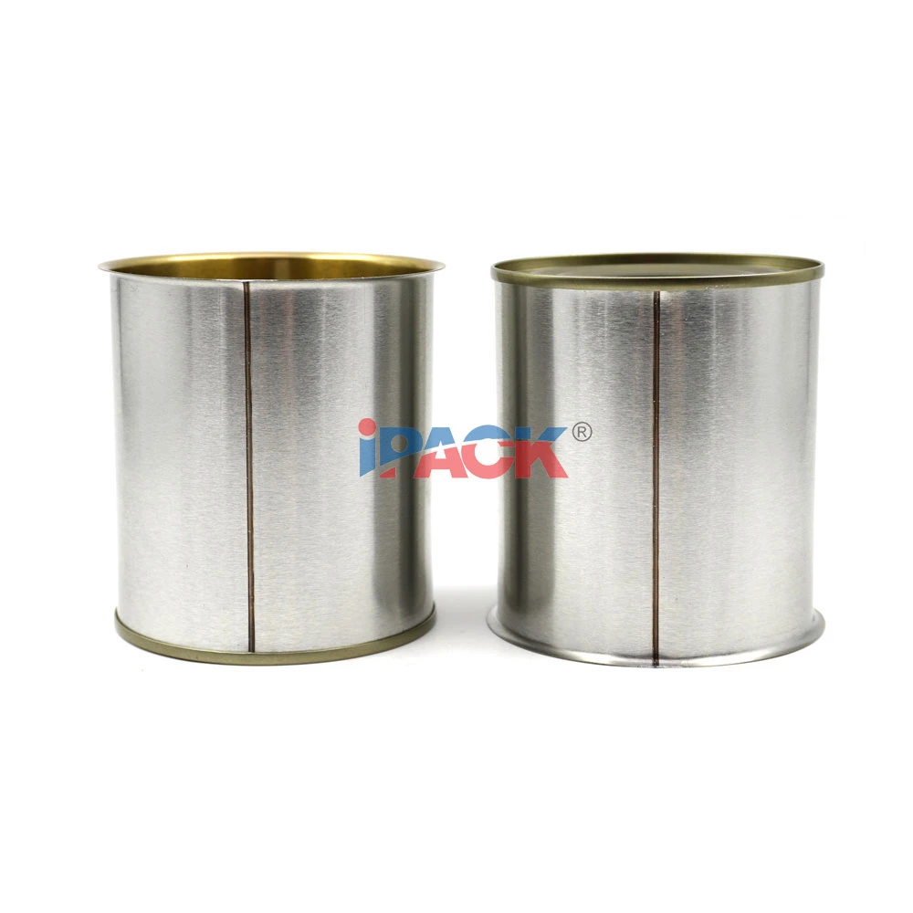 783# Empty Round Food Grade Tin Cans Manufacturer Metal Box with Easy Open Lid