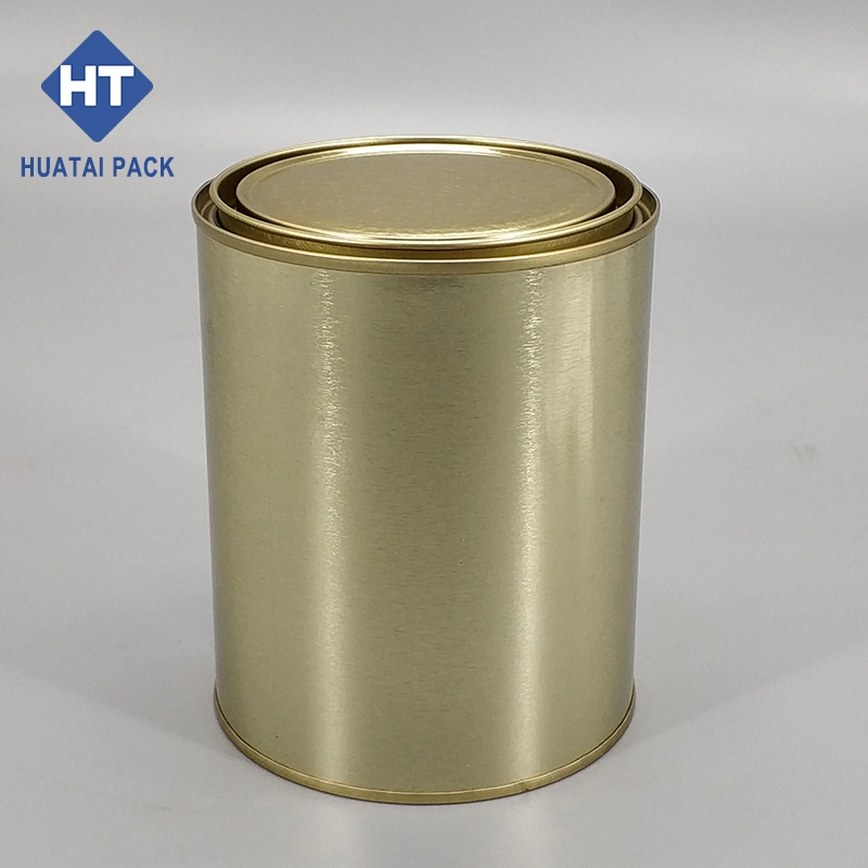 Manufacture Empty Quart Metal Paint Can Paint Tin Container Custom Logo Acceptable