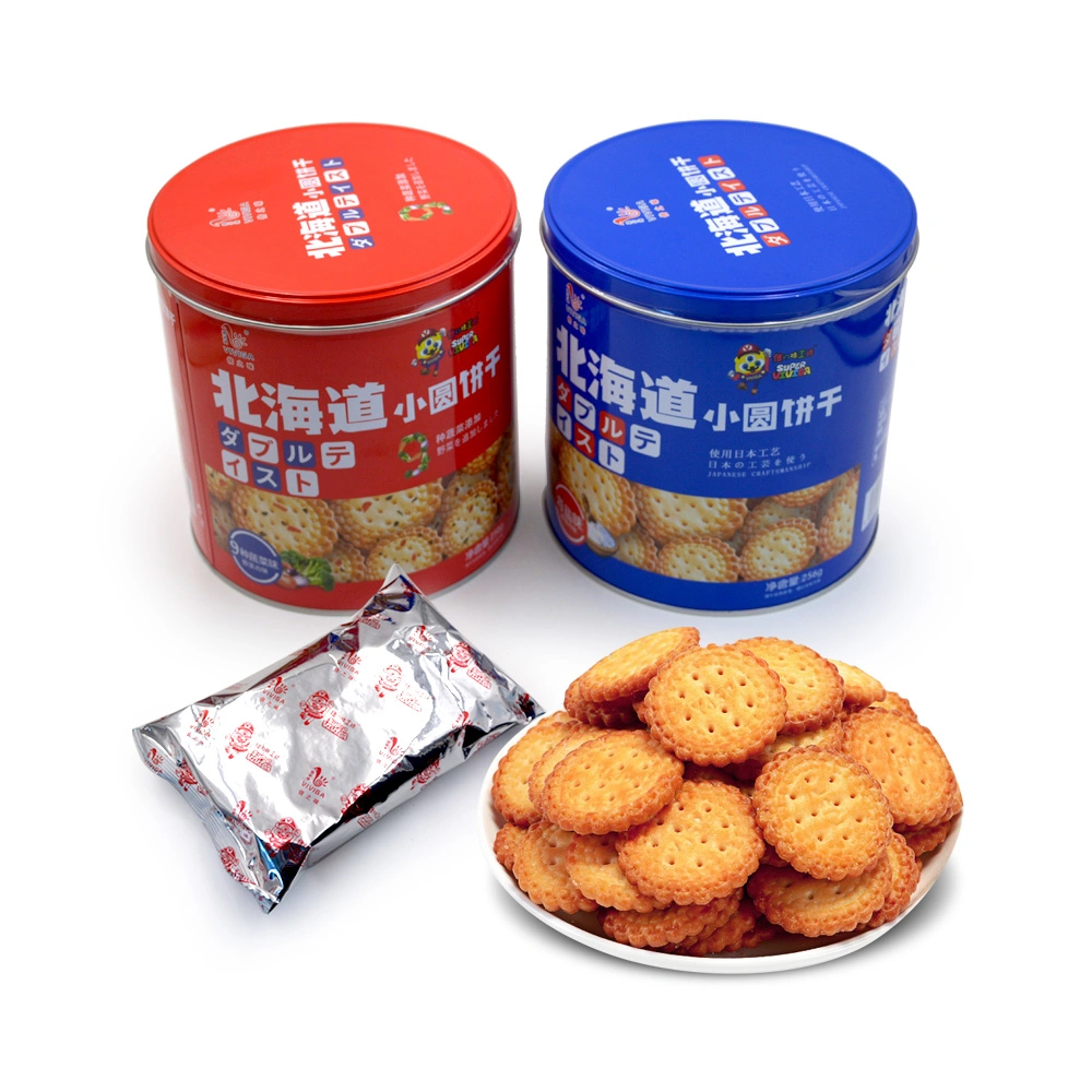 Japanese Seasalt Mini Round Biscuit in Can