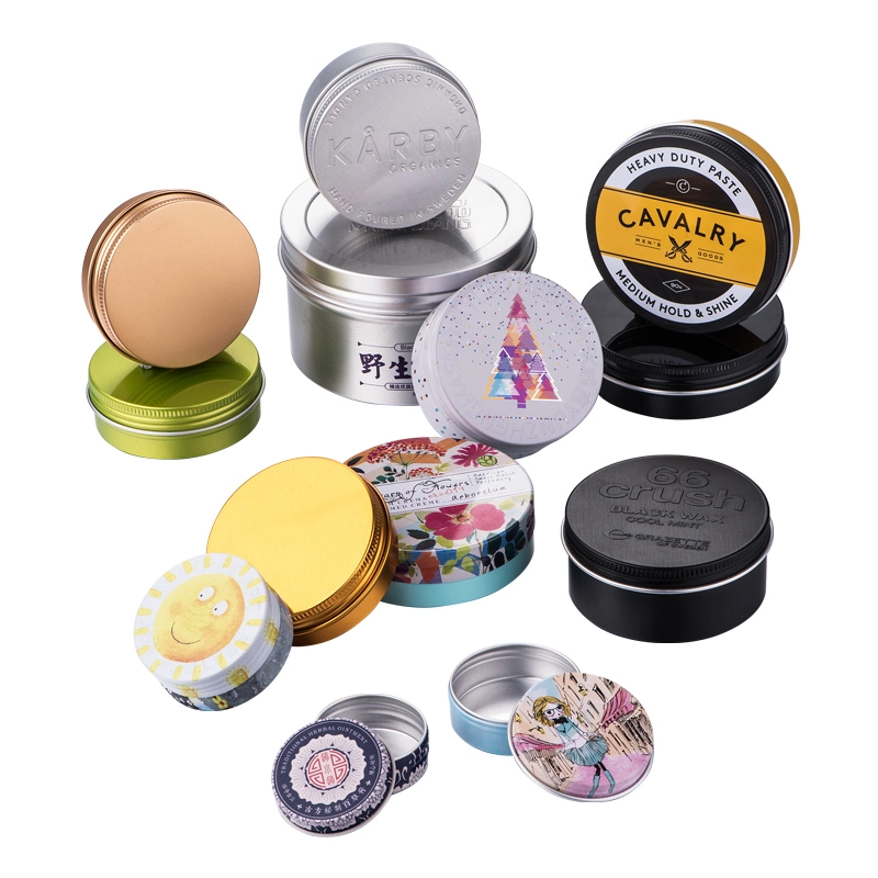 80g Hot Sale Cosmetics Aluminum Metal Jar Tin Container for Cosmetic Packaging