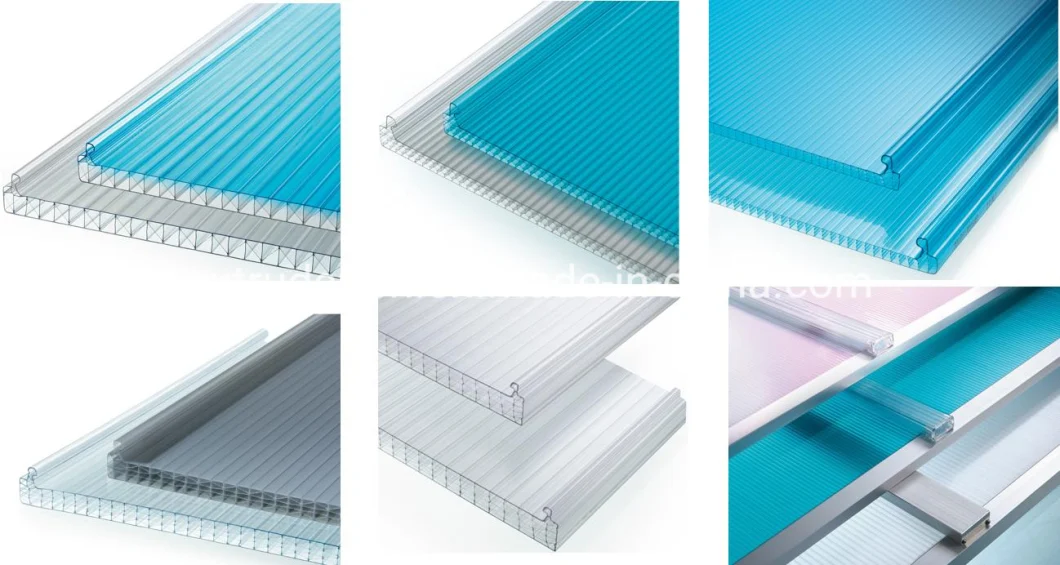 Polycarbonate Hollow PC U-Lock Profile Sheet Standing Seam Locking Panel Extrusion Line