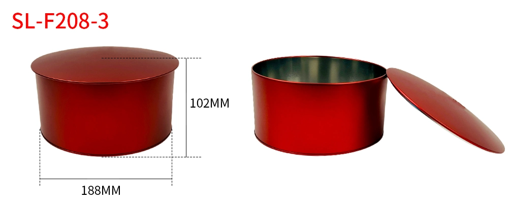 Factory Direct Deal Custom Tinplate Storage Container Recyclable Round Metal Box/Can Luxury Cosmetic Tin Jar for Cosmetic