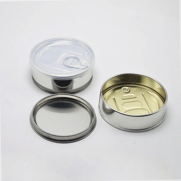 Wholesale Metal Tin Box Round Tin Can with Pull Ring