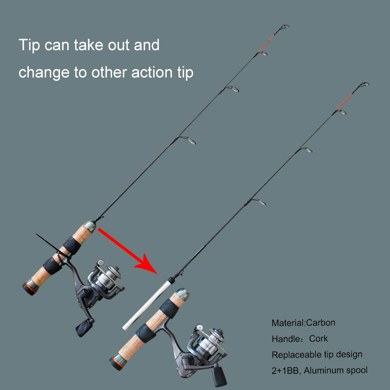 High Quality Ice Fishing Rod and Reel Fishing Combo