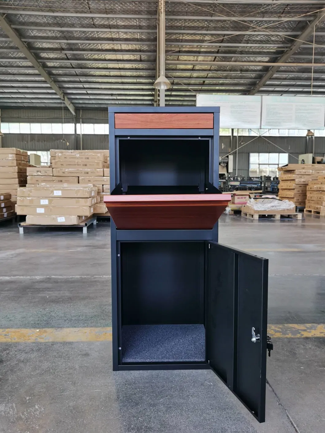 Metal Outdoor Parcel Delivery Box Large Parcel Drop Box