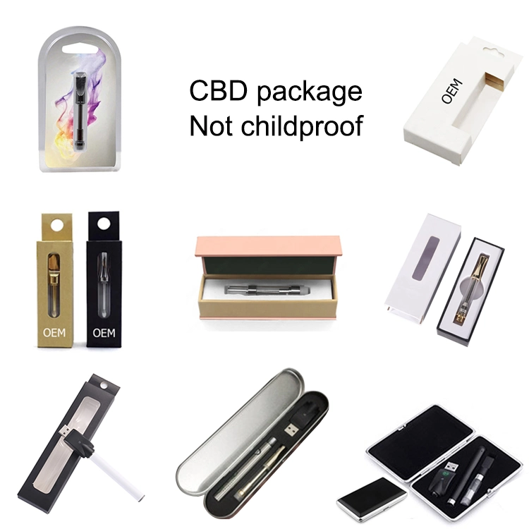 OEM Custom Slide Box Child Resistant Package Vape Pen Box Atomizer Child Proof Pack