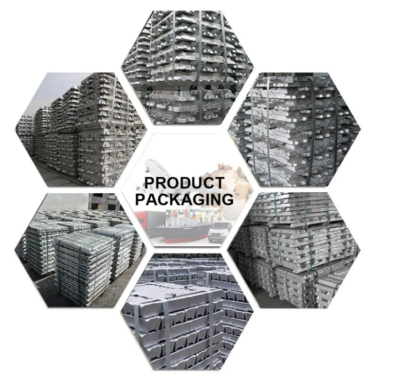 Top Quality High Purity Lead Aluminium/Aluminum Alloy /Zinc /Metal/Zinc/Tin Alloy Ingot Ingot 99.97% Min Hot Sale