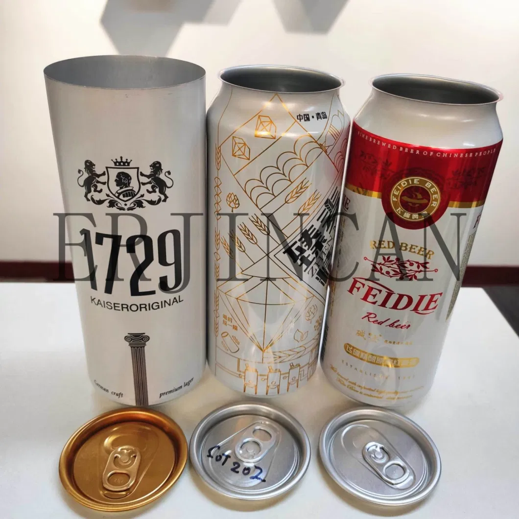 Aluminum Can 500 Ml with Shrink Plastic Label for Small Quantity