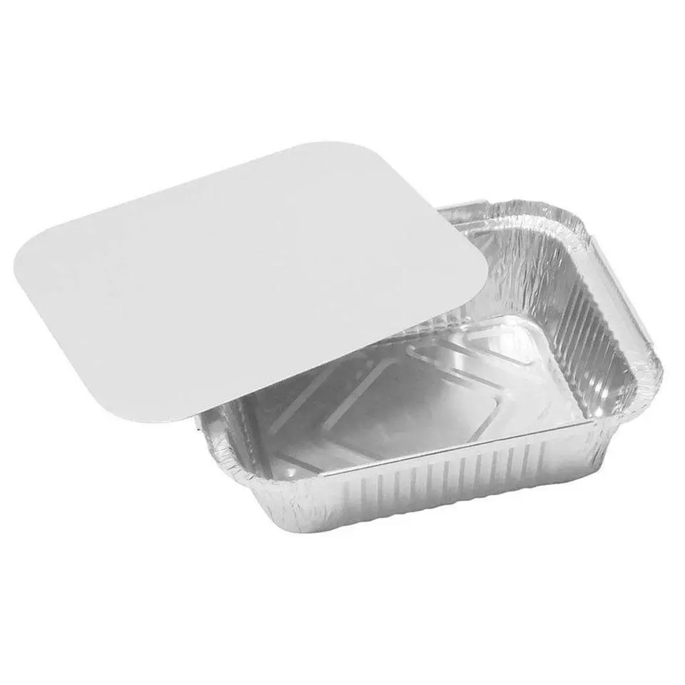 Carbon Baked Packaging Barbecue Tray Tin Aluminum Foil Lunch Box