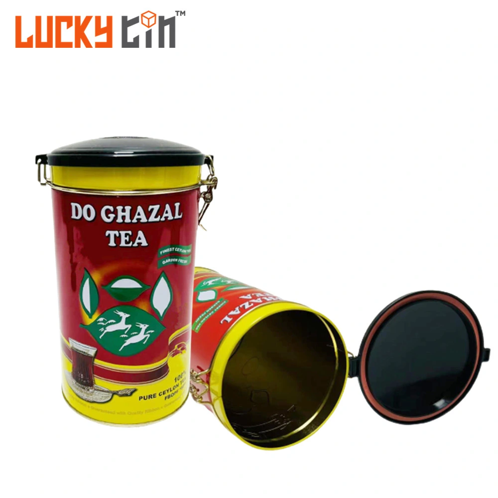 Hot Sale Custom Vietnamese Tinplate Container Packaging Valve Tea Metal Box Empty Sugar Coffee Tin Can Package for Coffee