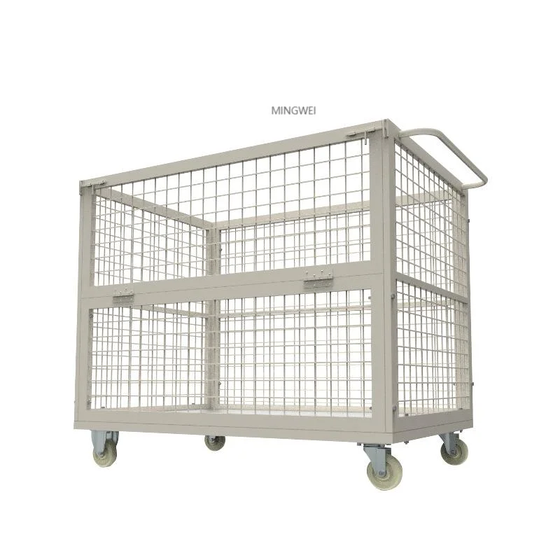 Mingwei Heavy Steel Large Capacity Cage Metal Cage Storage Container Metal Box