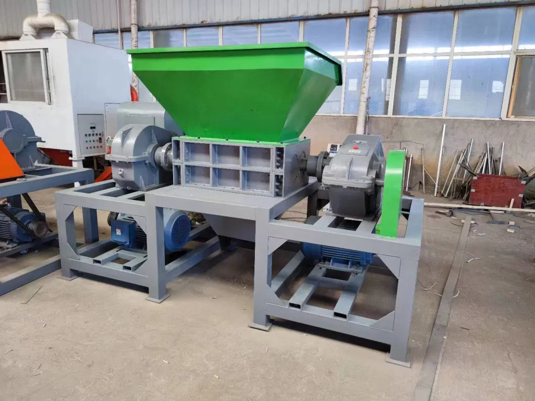 3000kg/H Waste Wood Pallet Bottle Cardboard Shredding Machine Tyre Metal Recycling Machine