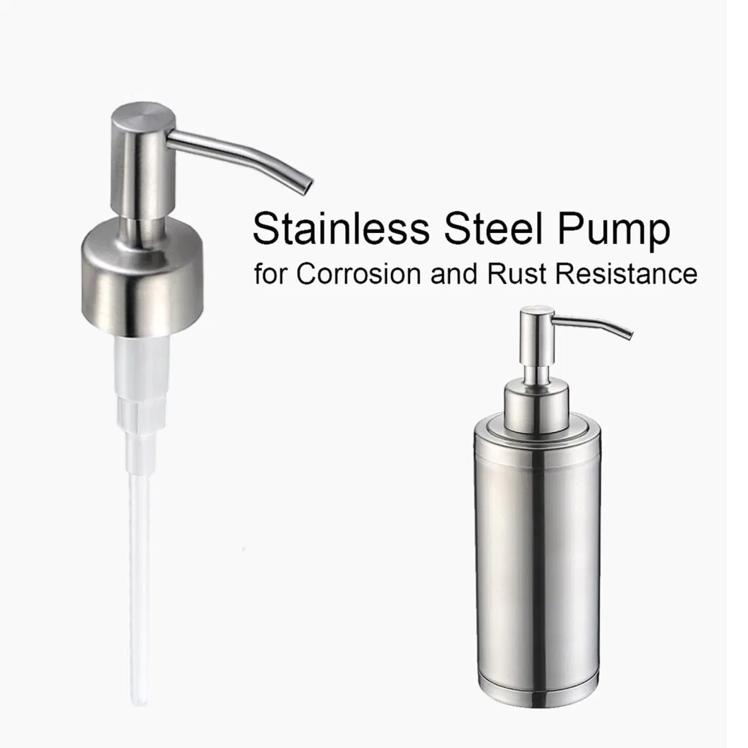 28/410 Chromed Plating Stainless Steel Bathroom Accessories Lotion Pump for Shampoo