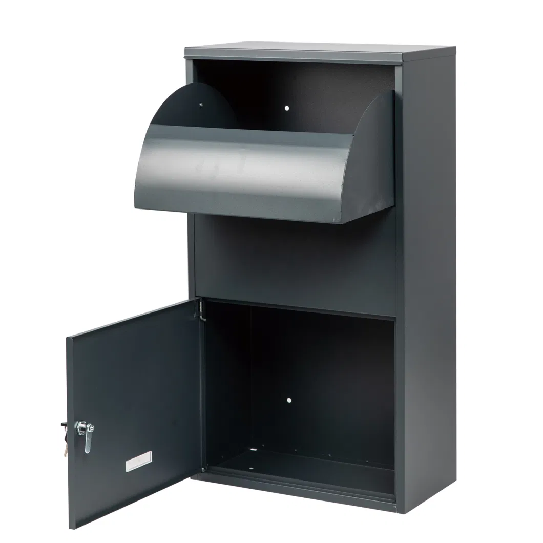 Metal Smart Anti-Theft Outdoor Wall Mounted Free Standing Parcel Box Large Parcel Delivery Drop Box