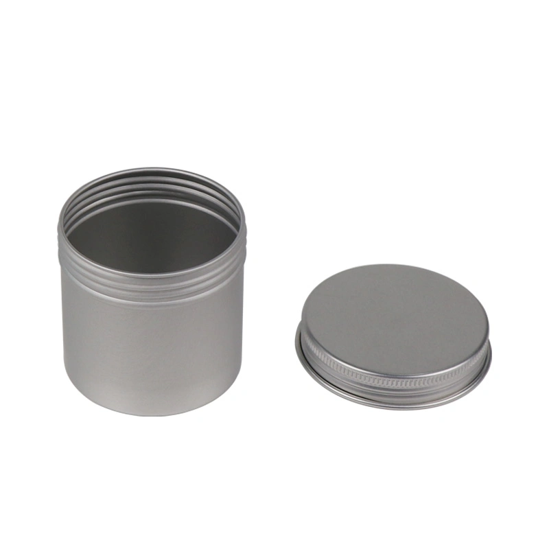 Natural Aluminum Silver 4oz Aluminum Tin Can