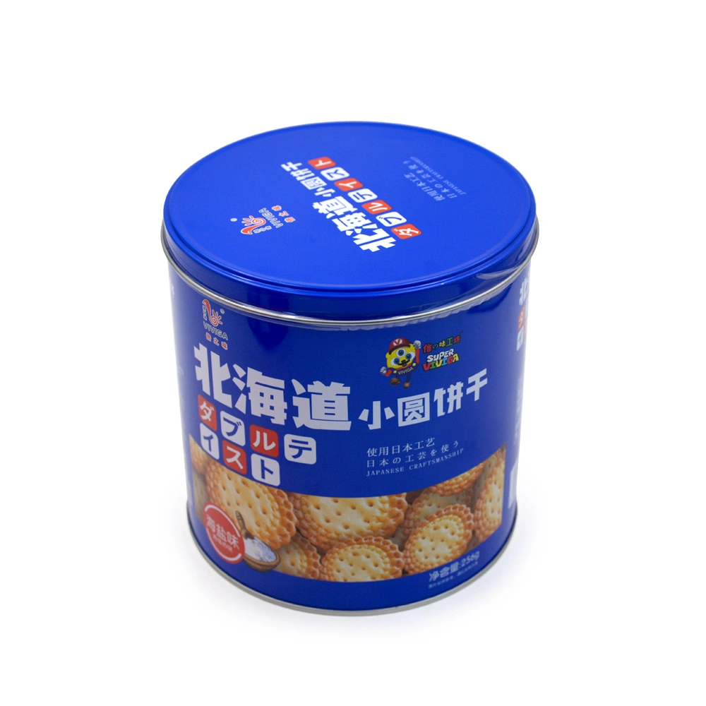 Japanese Seasalt Mini Round Biscuit in Can