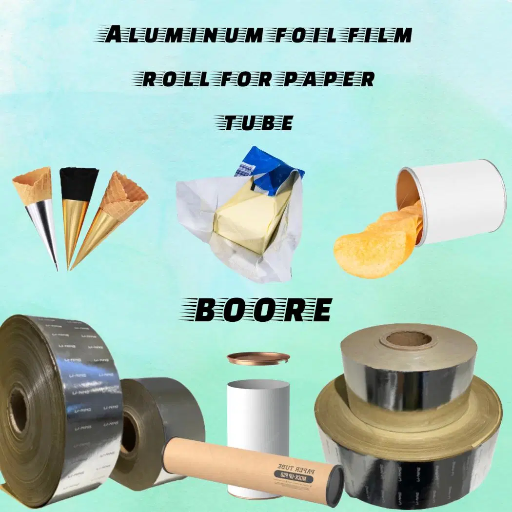 Ice Cream Butter Chips Paper Tube Cans Packaging Film Roll