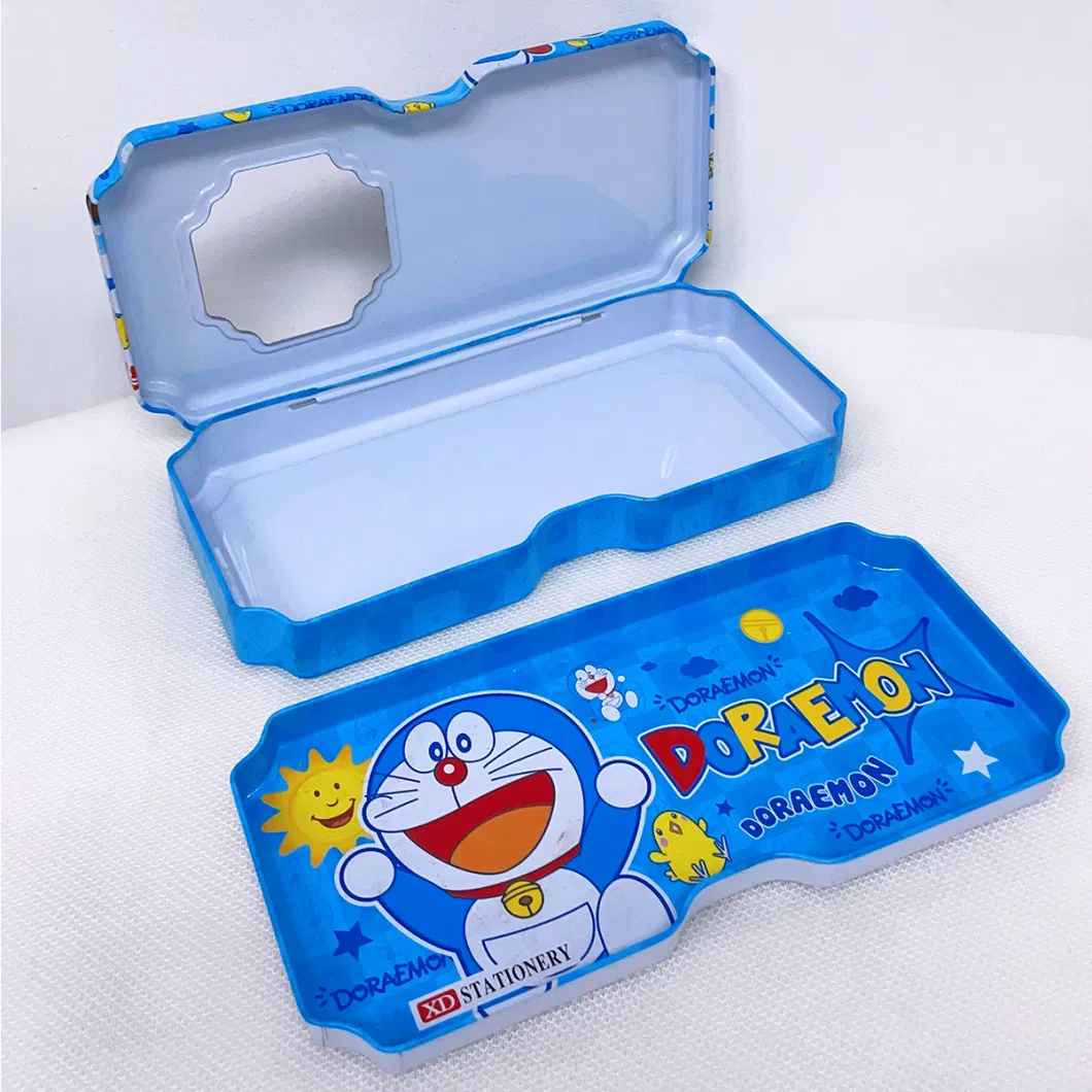 Creative Cartoon Double-Layer Pencil Case Multi-Functional Pencil Tin Case