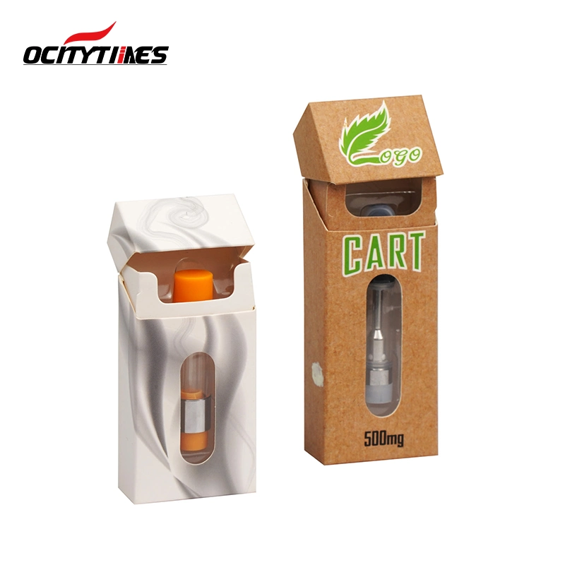 Custom Brand Disposable Ceramic Vape Pen Cartridge Packaging with Master Box