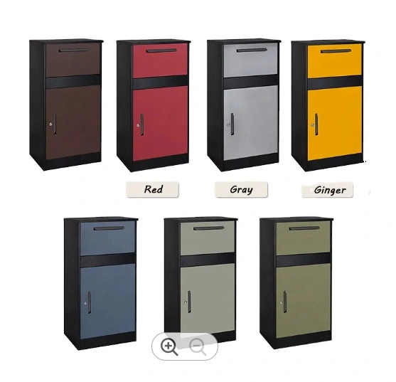 Metal Smart Anti-Theft Outdoor Wall Mounted Free Standing Parcel Box Large Parcel Delivery Drop Box