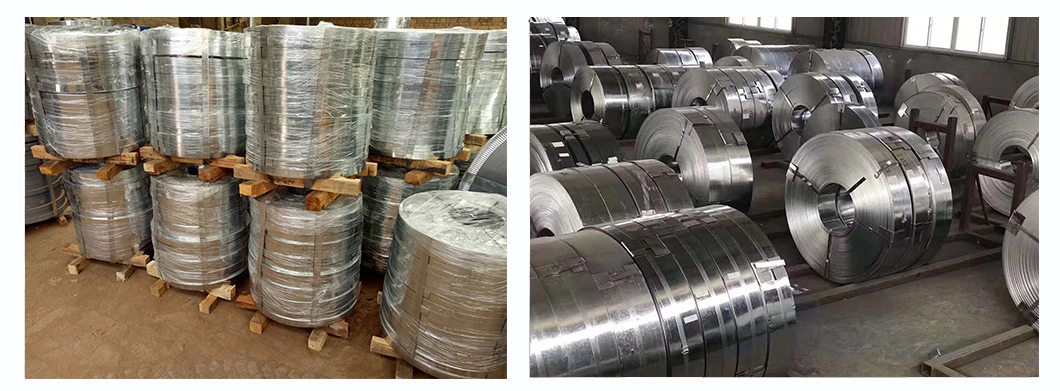 G550 Cold Rolled Zinc Coated Galvanized Steel Strapping for Purlins