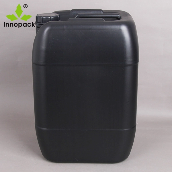 Black 20L Jerry Can with Airtight Screw Cap