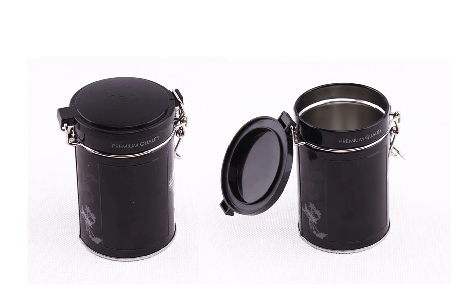 Airtight Coffee and Tea Tin Box with Metal Clip