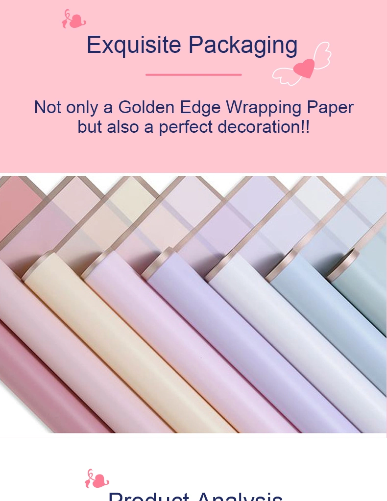 58*58cm Florist Packaging Waterproof Flower Wrapping Paper