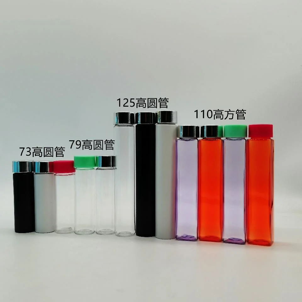 Custom Logo 110mm 116mm Pet Pre-Roll Packaging Cigarette Tube Fits Kinds of Size Cones Holder Tube